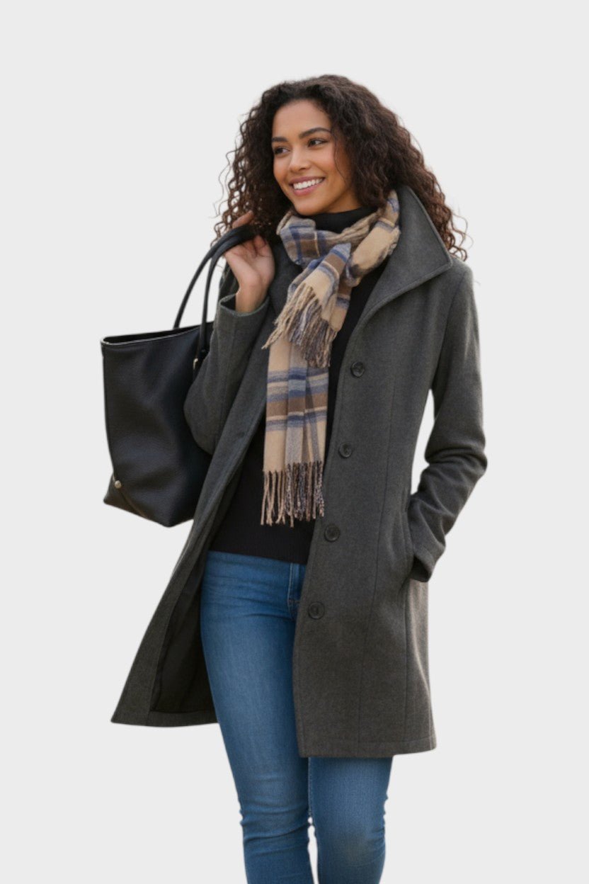 Leila™ | Cappotto elegante classico A minha loja