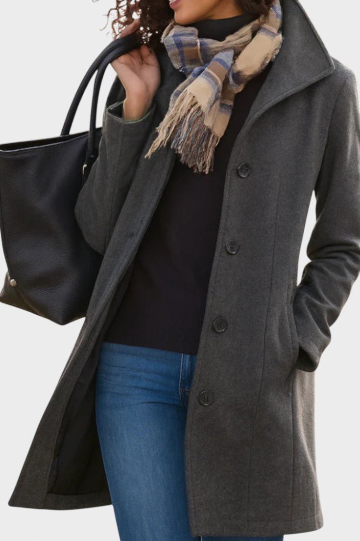 Leila™ | Cappotto elegante classico A minha loja