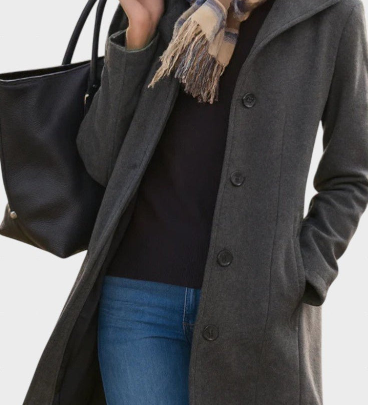 Leila™ | Cappotto elegante classico A minha loja