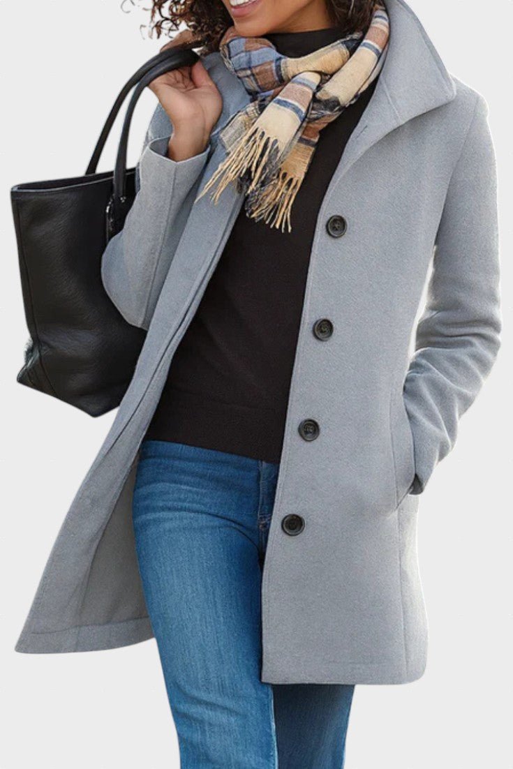 Leila™ | Cappotto elegante classico A minha loja