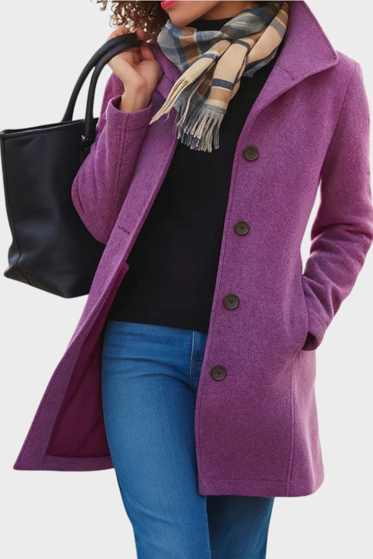 Leila™ | Cappotto elegante classico A minha loja