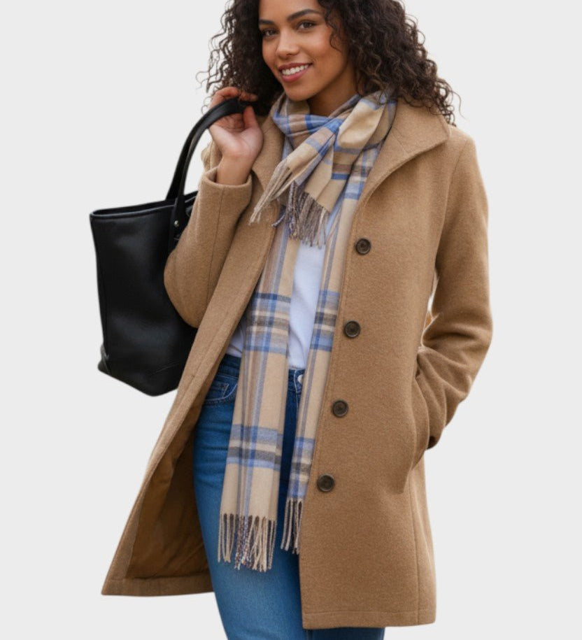 Leila™ | Cappotto elegante classico A minha loja