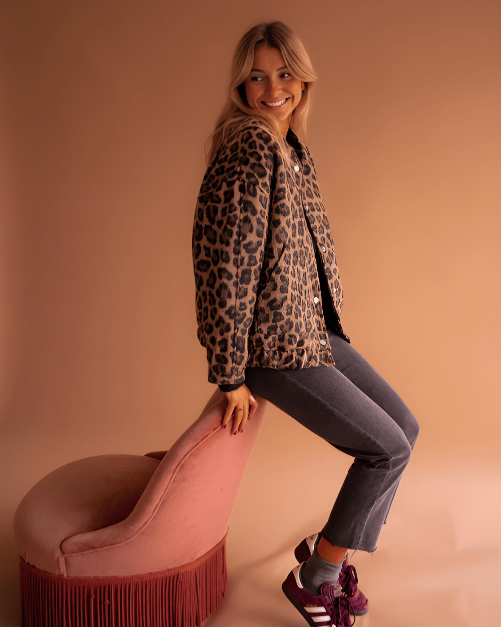 Leona – Bomber leopardato A minha loja