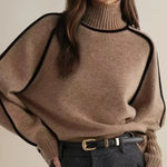 Donna | Elegante Maglione con Collo Alto A minha loja
