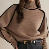 Donna | Elegante Maglione con Collo Alto A minha loja