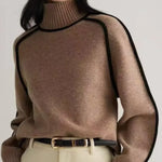 Donna | Elegante Maglione con Collo Alto A minha loja