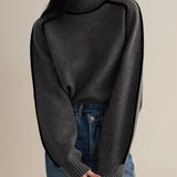 Donna | Elegante Maglione con Collo Alto A minha loja