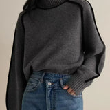 Donna | Elegante Maglione con Collo Alto A minha loja