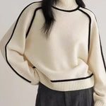 Donna | Elegante Maglione con Collo Alto A minha loja