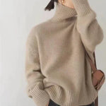 Amaya | Maglione in Cashmere di Lusso con Collo Alto A minha loja