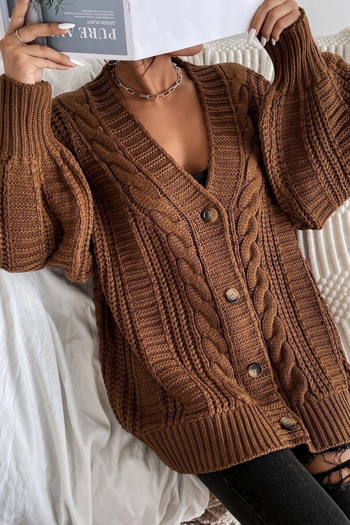 Maglione Oversize In Maglia Lina A minha loja