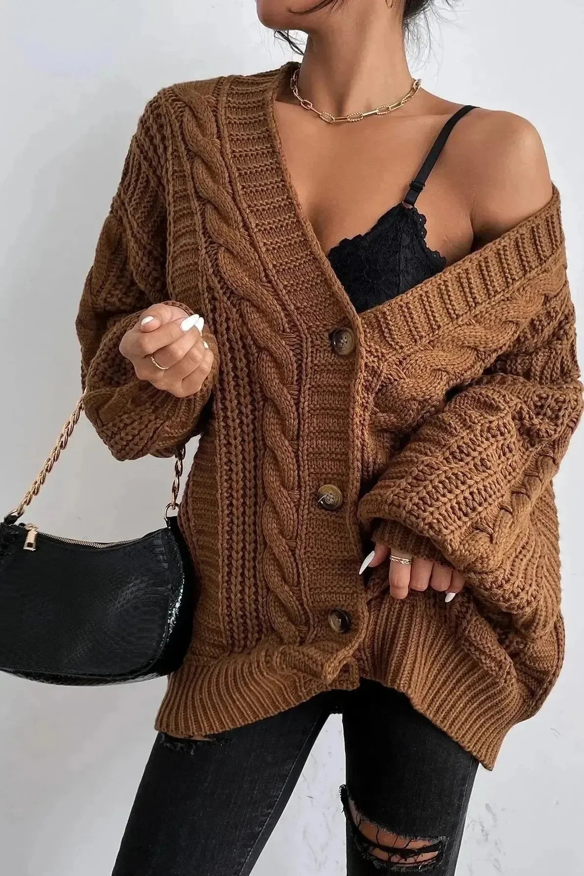 Maglione Oversize In Maglia Lina A minha loja