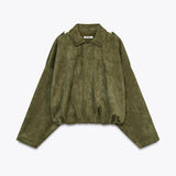 Mara - Cappotto in pelle di nubuck A minha loja