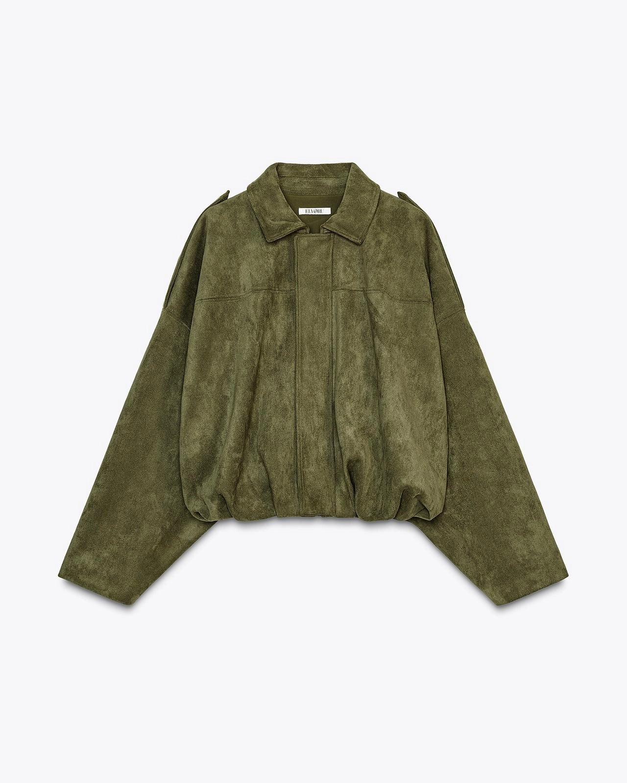 Mara - Cappotto in pelle di nubuck A minha loja