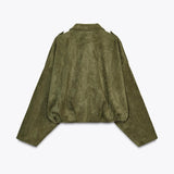 Mara - Cappotto in pelle di nubuck A minha loja