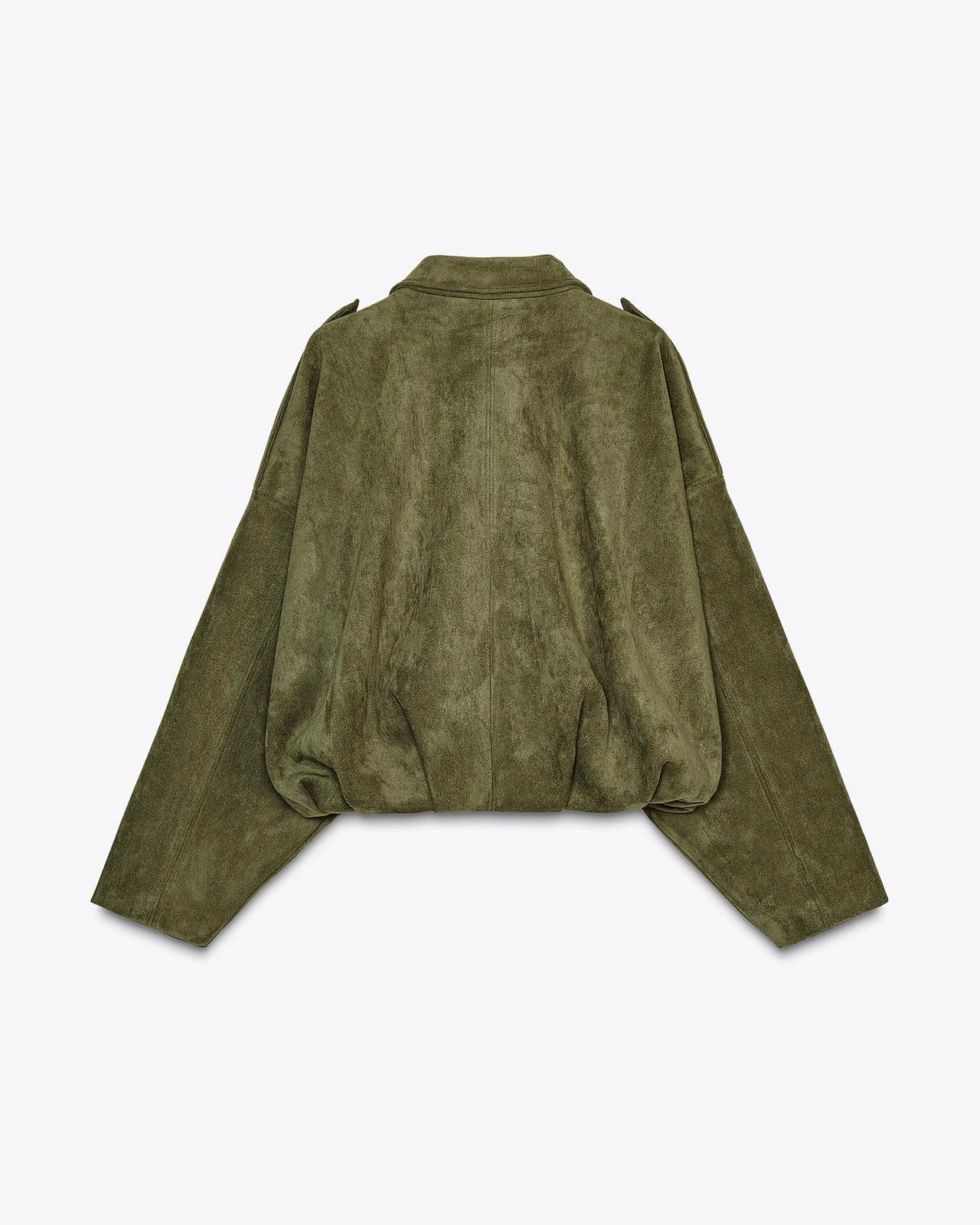 Mara - Cappotto in pelle di nubuck A minha loja