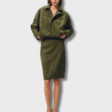Mara - Cappotto in pelle di nubuck A minha loja