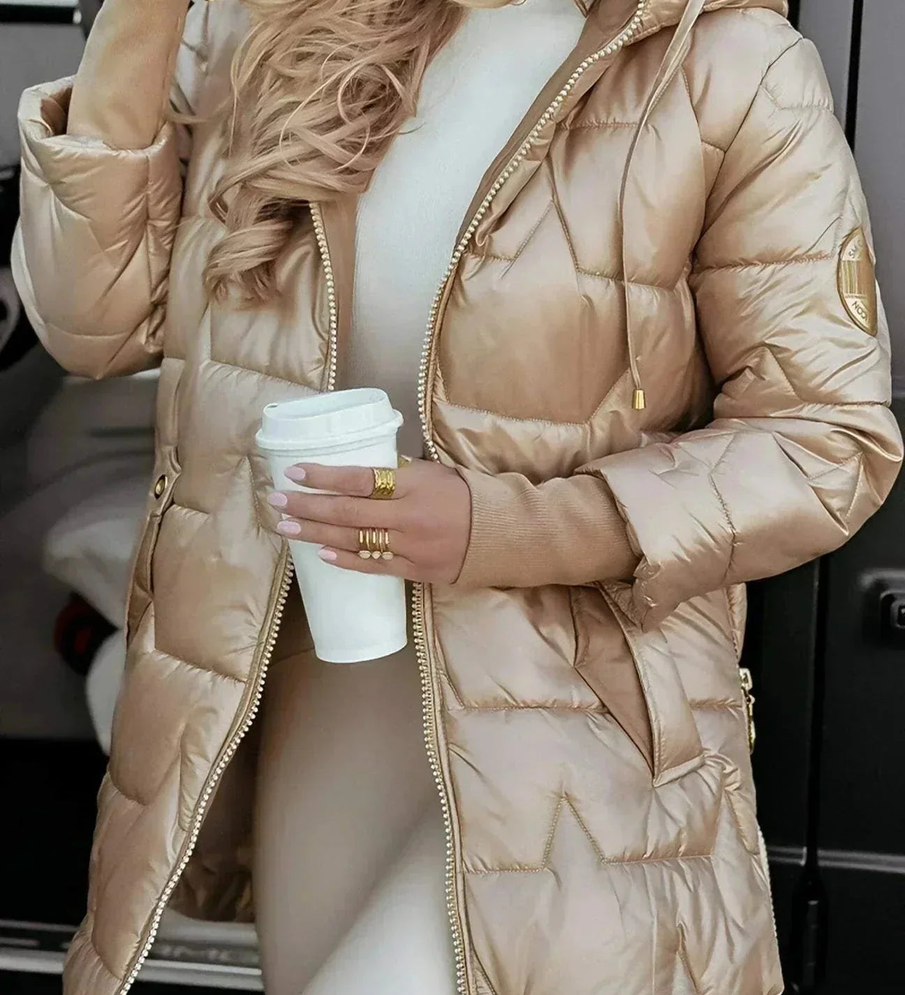Marcella™ | Elegante cappotto autunnale con cappuccio A minha loja