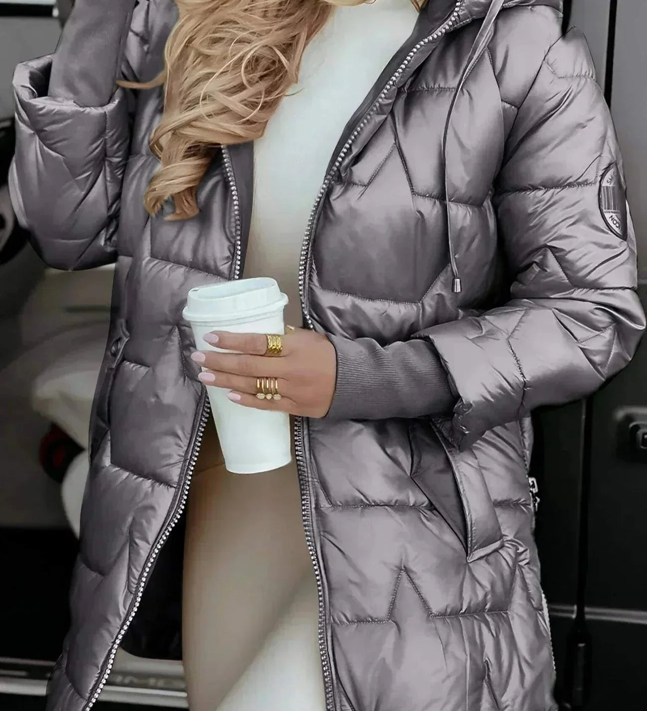 Marcella™ | Elegante cappotto autunnale con cappuccio A minha loja