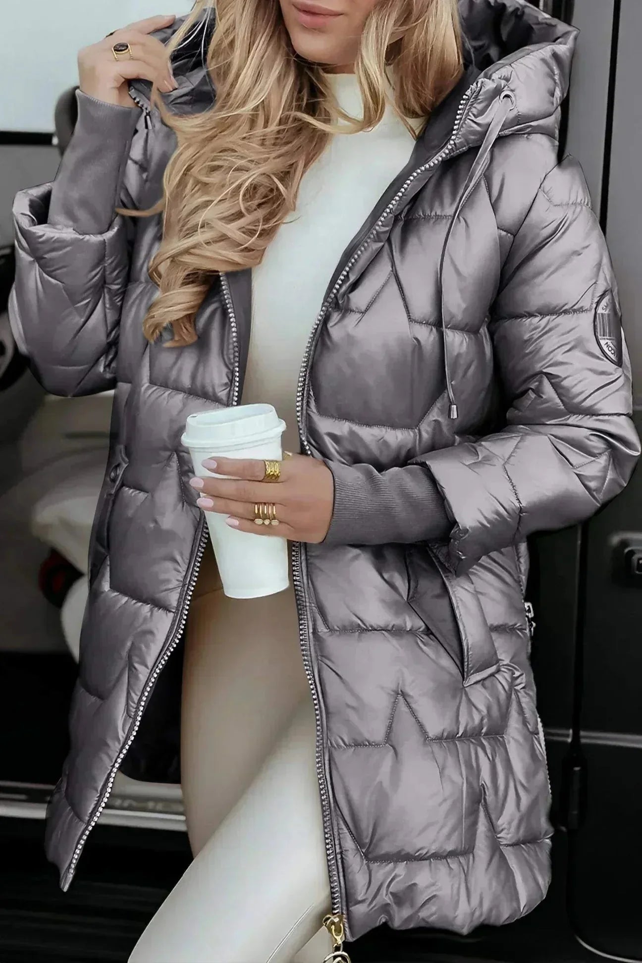 Marcella™ | Elegante cappotto autunnale con cappuccio A minha loja