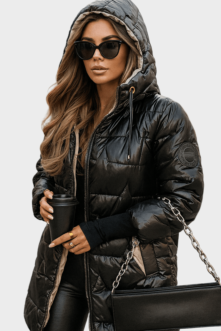 Marcella™ | Elegante cappotto autunnale con cappuccio A minha loja