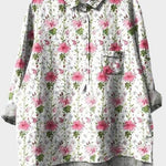 Marieke | Blusa floreale di lusso con uno stile unico A minha loja