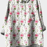 Marieke | Blusa floreale di lusso con uno stile unico A minha loja
