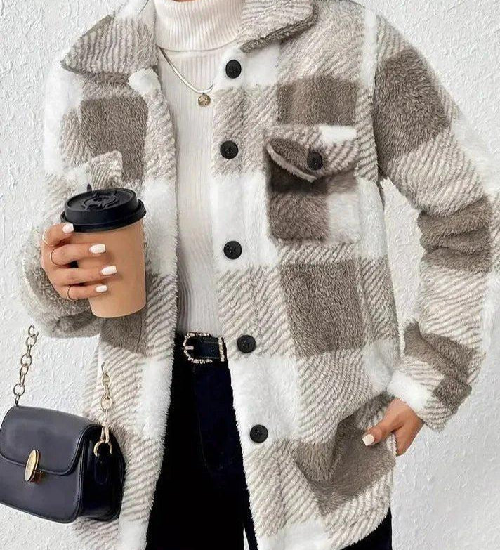 Martina - Giacca in pile alla moda A minha loja