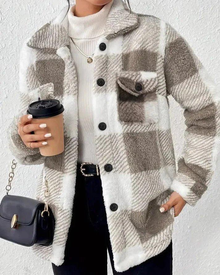 Martina - Giacca in pile alla moda A minha loja