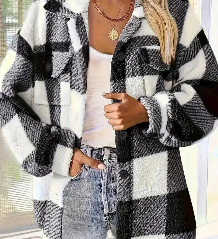 Martina - Giacca in pile alla moda A minha loja