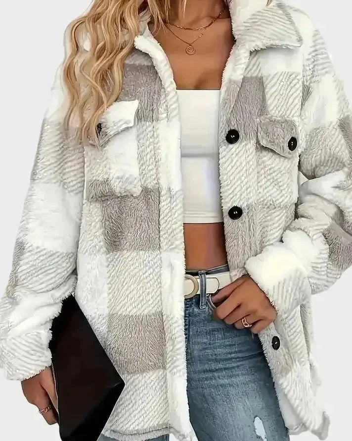 Martina - Giacca in pile alla moda A minha loja