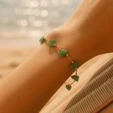 Bracciale con frammenti marini A minha loja
