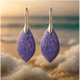 Orecchini con perle viola A minha loja