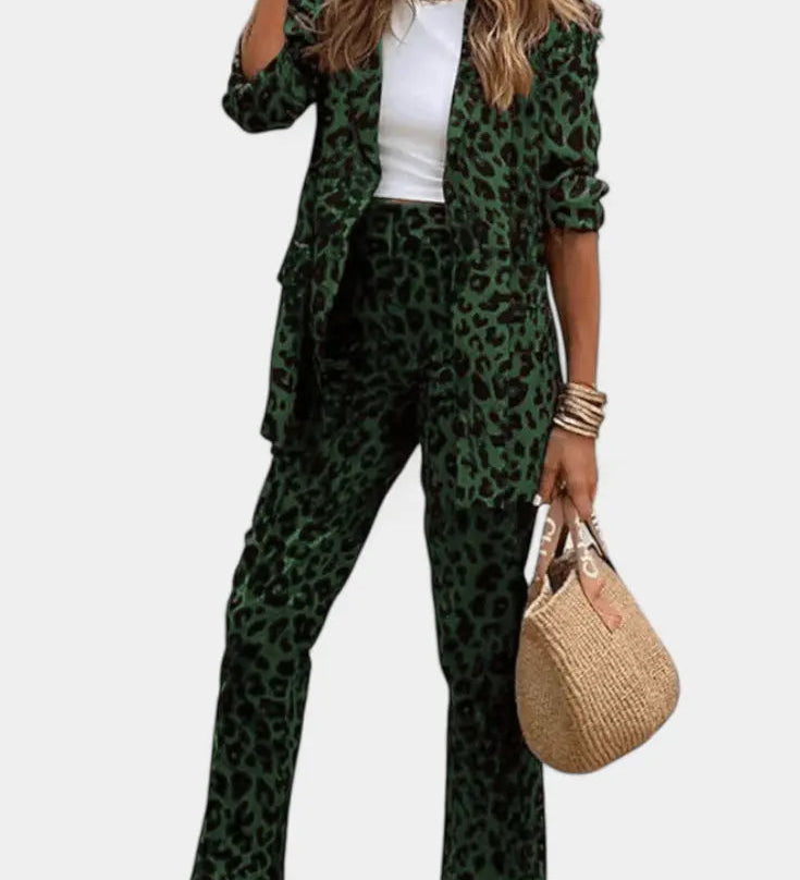 Nusa Leopard Set a Maniche Lunghe A minha loja