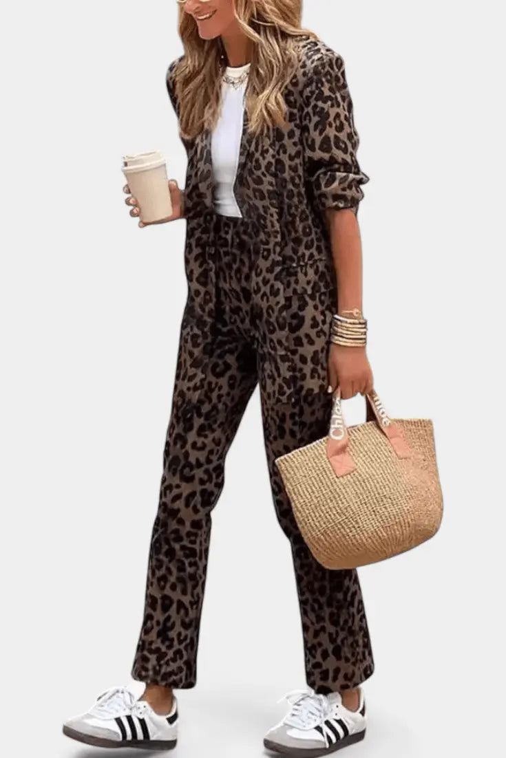 Nusa Leopard Set a Maniche Lunghe A minha loja