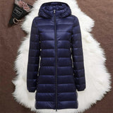 Helsa | Giacca lunga imbottita - Blu navy