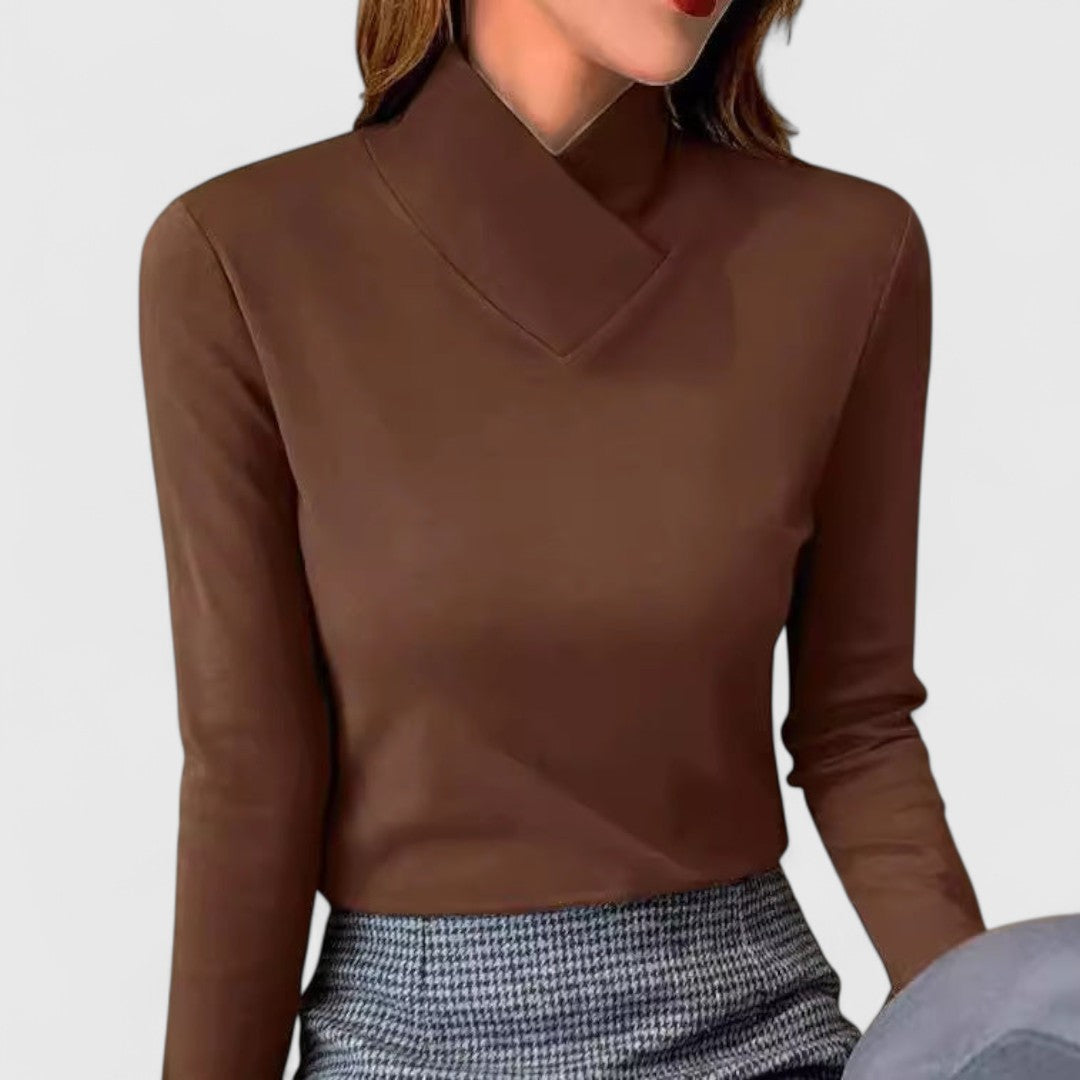 Clair | Elegante Maglione con Collo Alto A minha loja