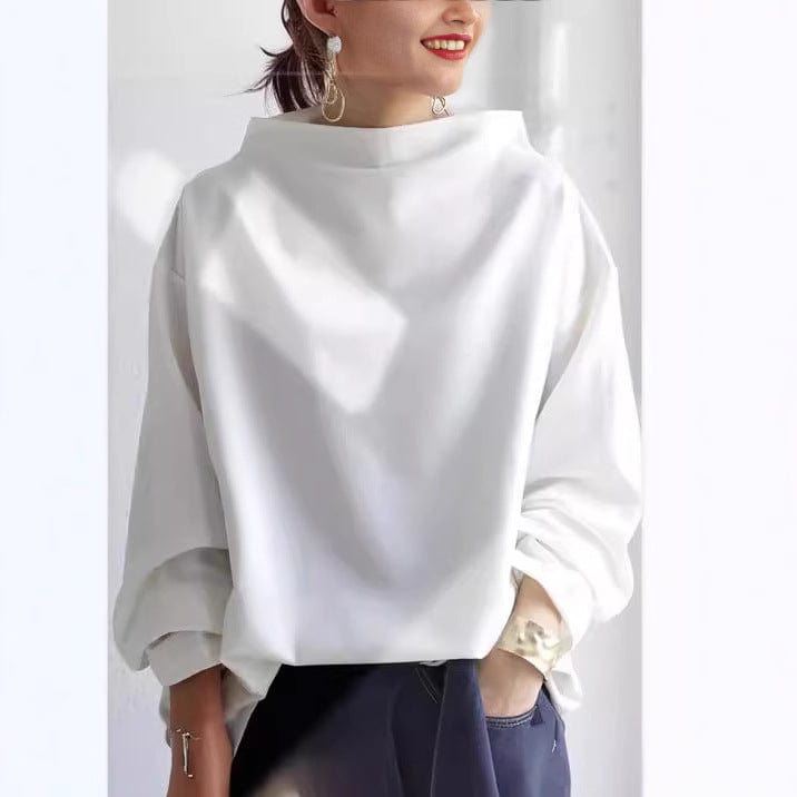 Lisa | High Neck Casual Top A minha loja