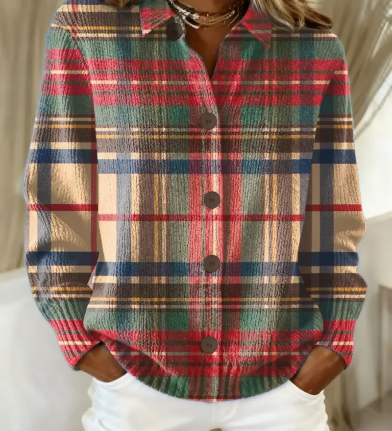 Gloria | Multicolored Checkered Cardigan A minha loja