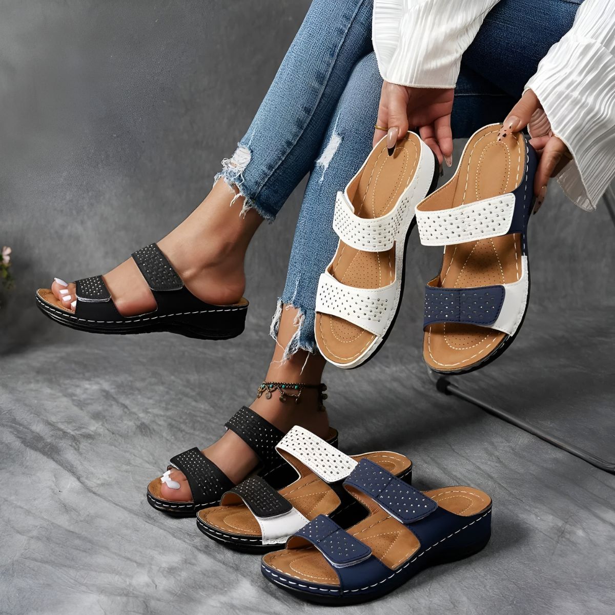 Lynn - Sandali Ortopedici Eleganti A minha loja