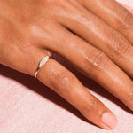Anello d'oro con zirconia ripetuta A minha loja