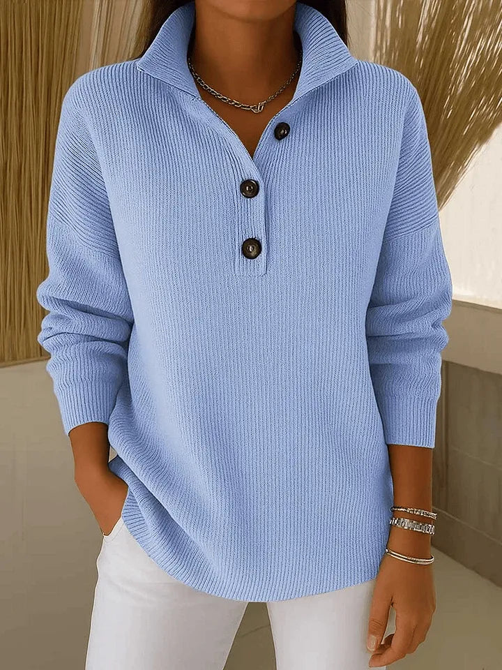 FLORENCE | V-NECK POLO SWEATER A minha loja