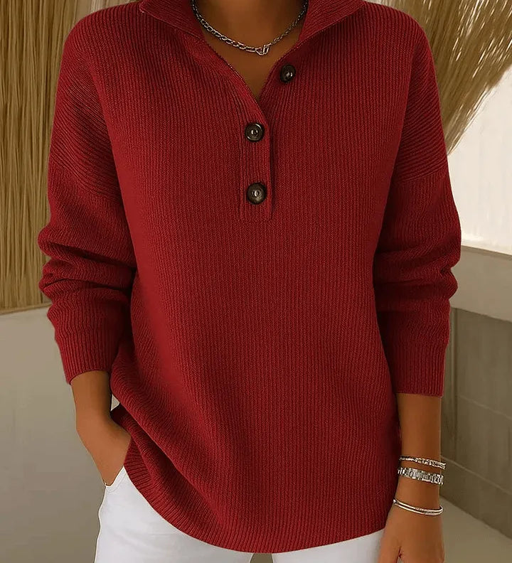 FLORENCE | V-NECK POLO SWEATER A minha loja