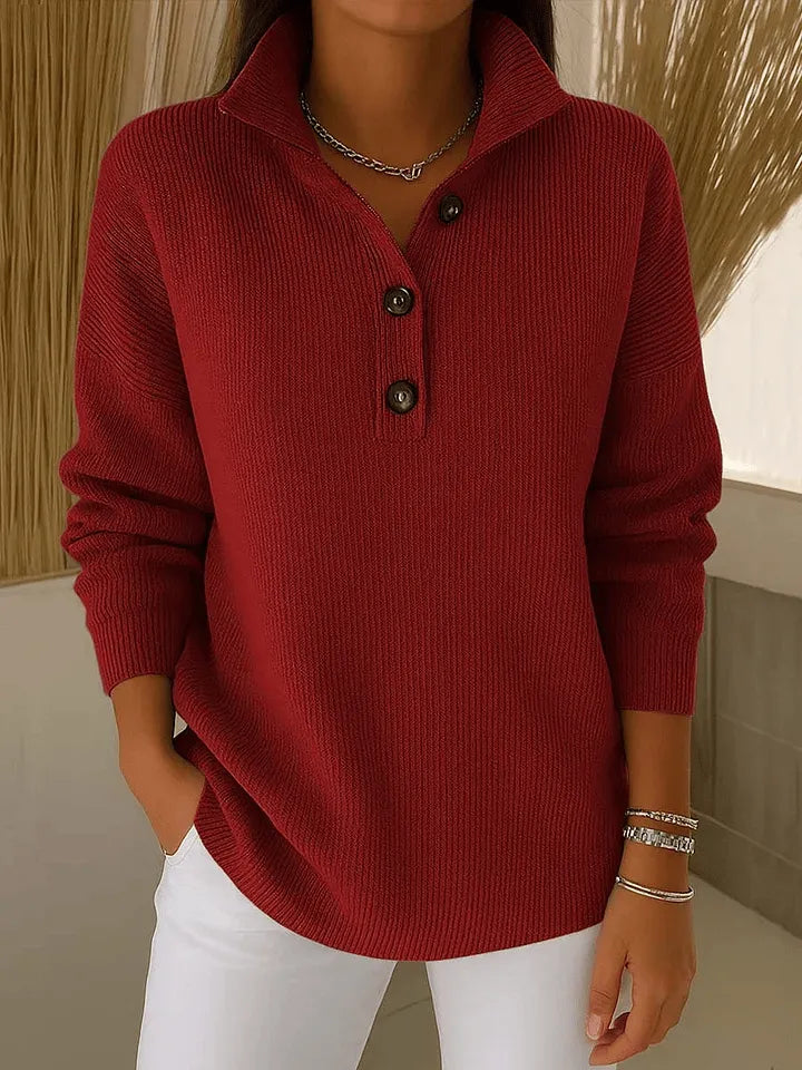 FLORENCE | V-NECK POLO SWEATER A minha loja