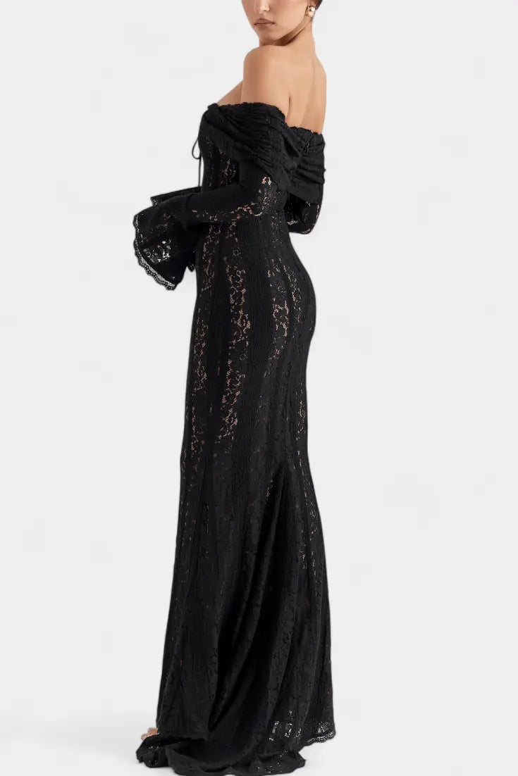 Rosalie™ | Abito elegante con spalle scoperte A minha loja