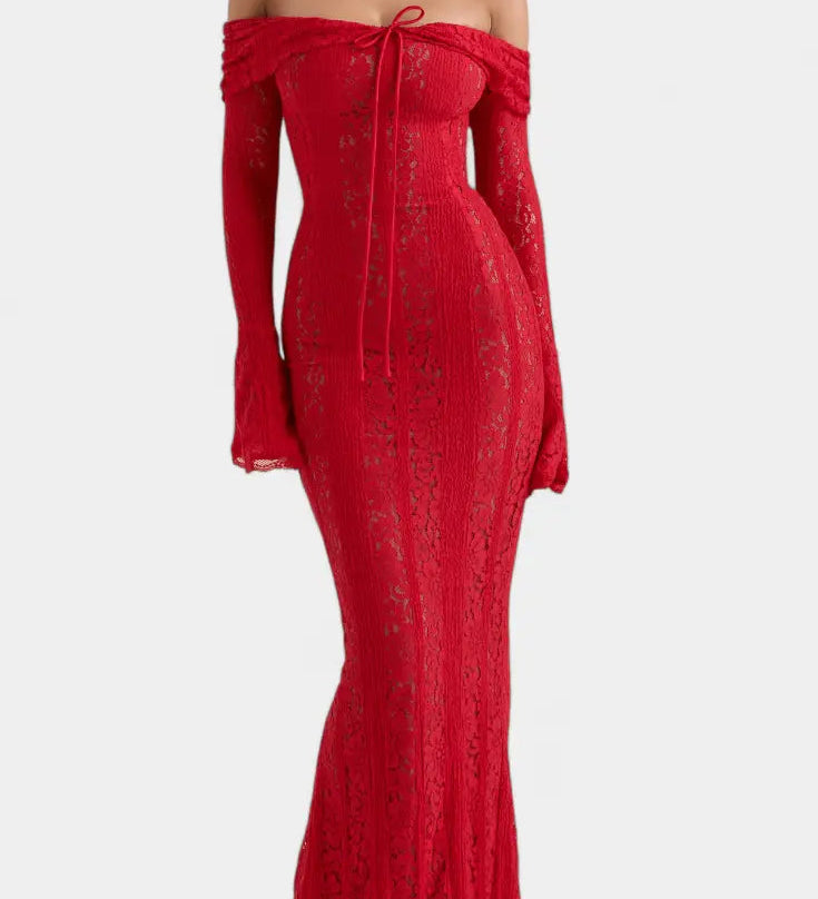 Rosalie™ | Abito elegante con spalle scoperte A minha loja
