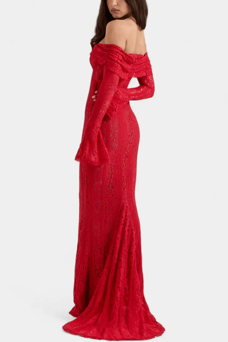 Rosalie™ | Abito elegante con spalle scoperte A minha loja