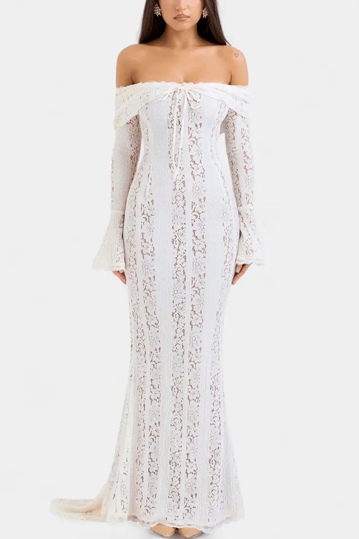 Rosalie™ | Abito elegante con spalle scoperte A minha loja