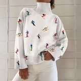 Ava | Elegante Maglione a Collo Alto