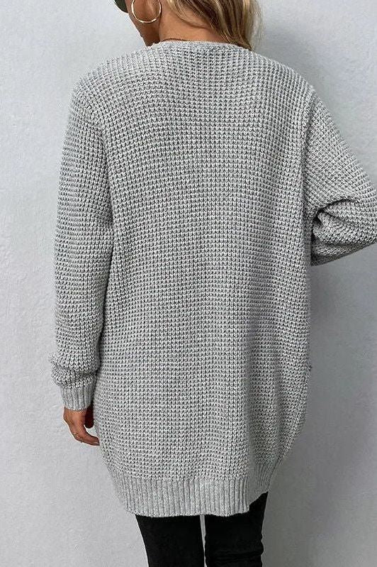 Maglione aperto rosa A minha loja